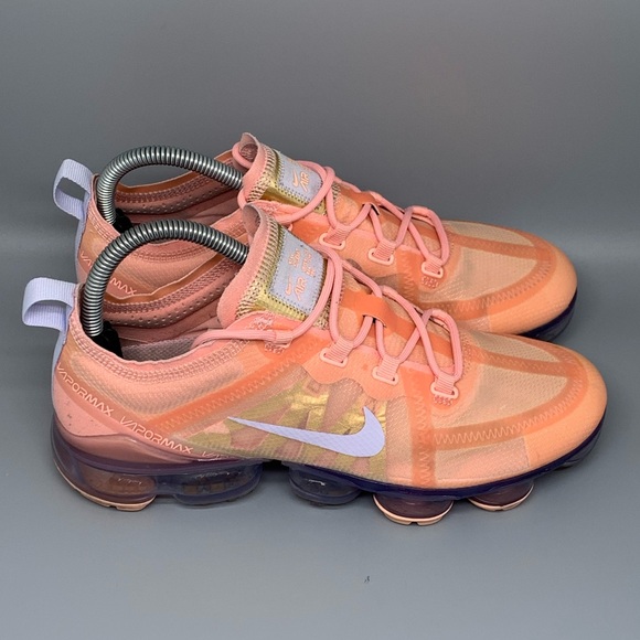 Nike Air Vapormax 2019 Coral Amethyst Running Shoes AR6632 603 Women’s‎ Sz 8 - Picture 1 of 10